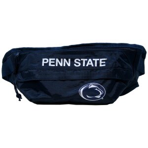 large navy fanny pack with Penn State and Athletic Logo